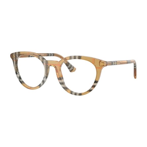 NEW BURBERRY EYEGLASSES CHECK SAND WOMEN EYEWEAR BURBERRY BE2429 4163 - Picture 1 of 3